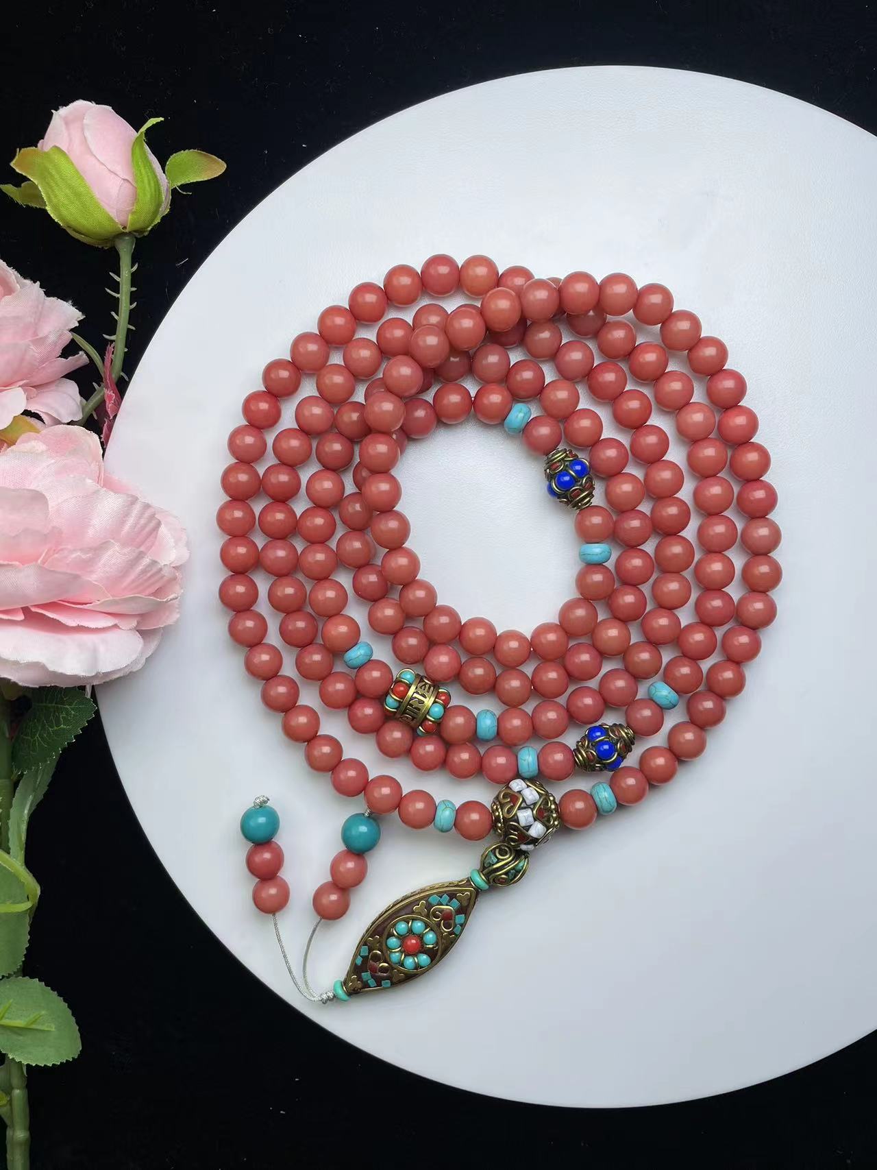 菩提果粉红138颗手串