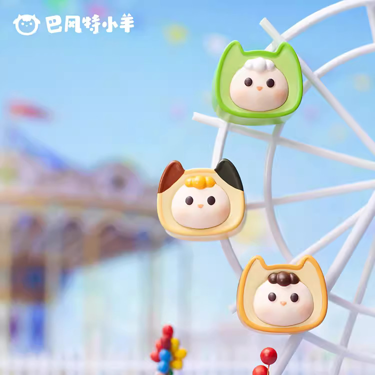 【拆盒】巴风特小羊糖果乐园戳戳乐盲盒潮玩