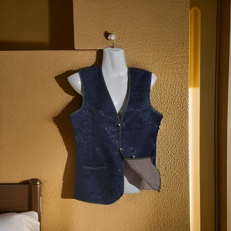 女士修身马夹加绒藏式最新款