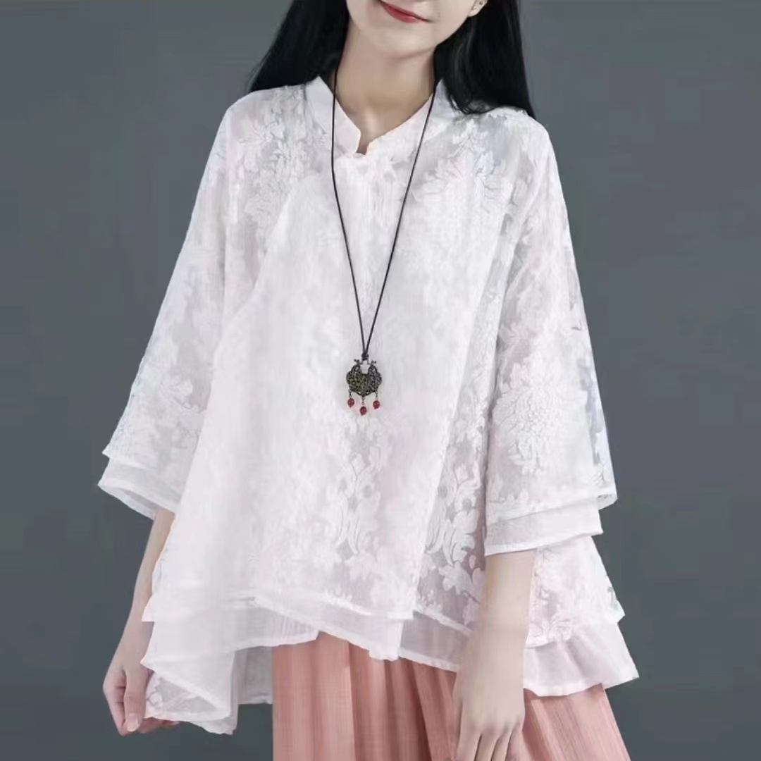 魏小姐新款大版棉麻女装B076---080          8月16日