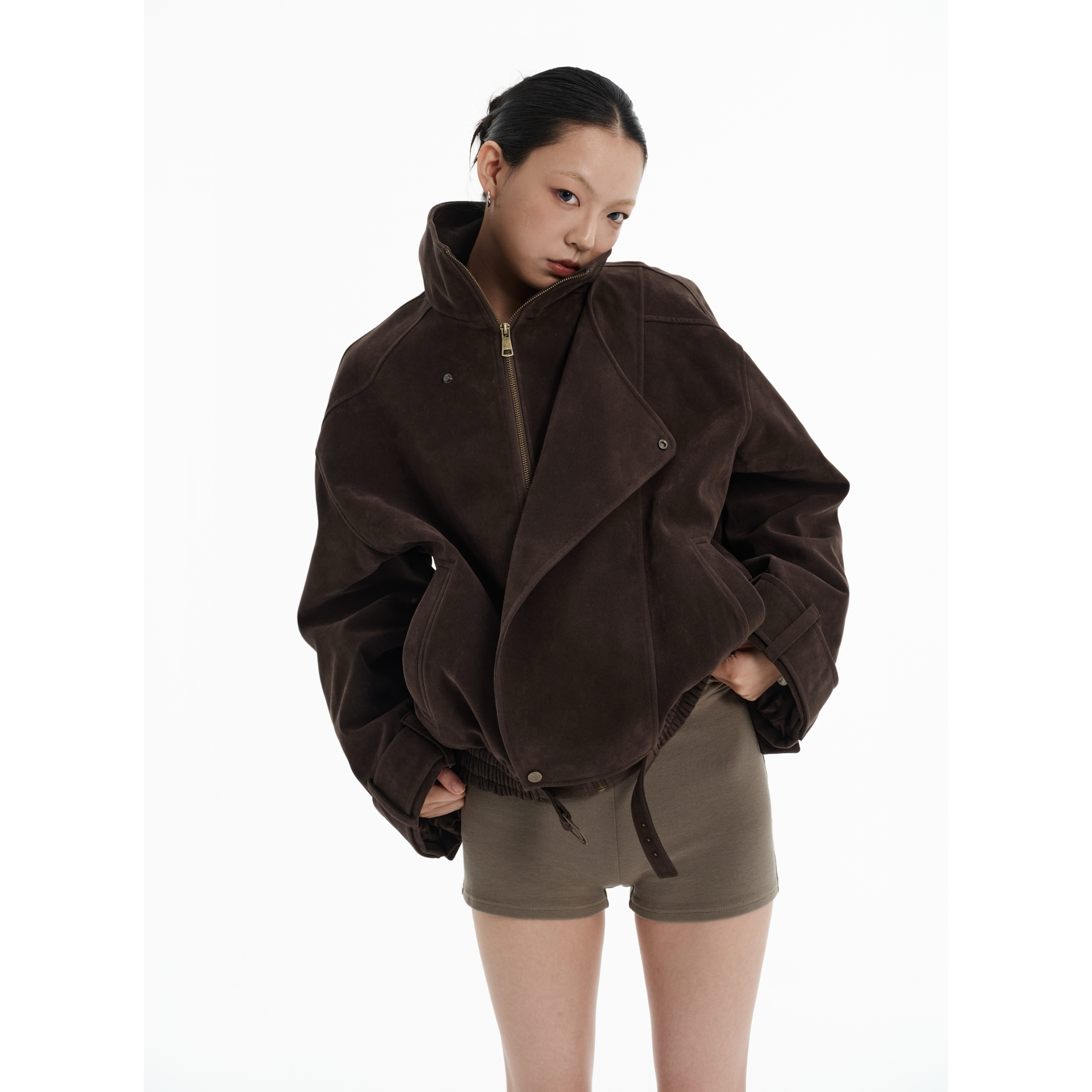 【LINY LIBERTY】 小众设计秋冬夹棉夹克外套E16240982