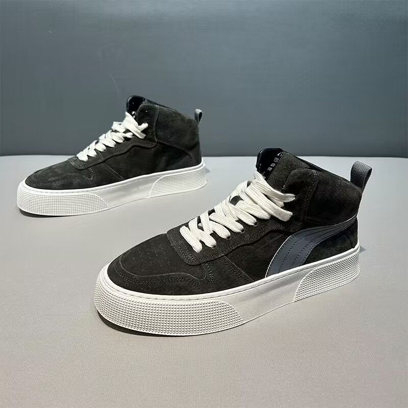 秋冬高帮鞋男2023新款潮鞋休闲男鞋潮流小马休闲鞋时尚百搭板鞋