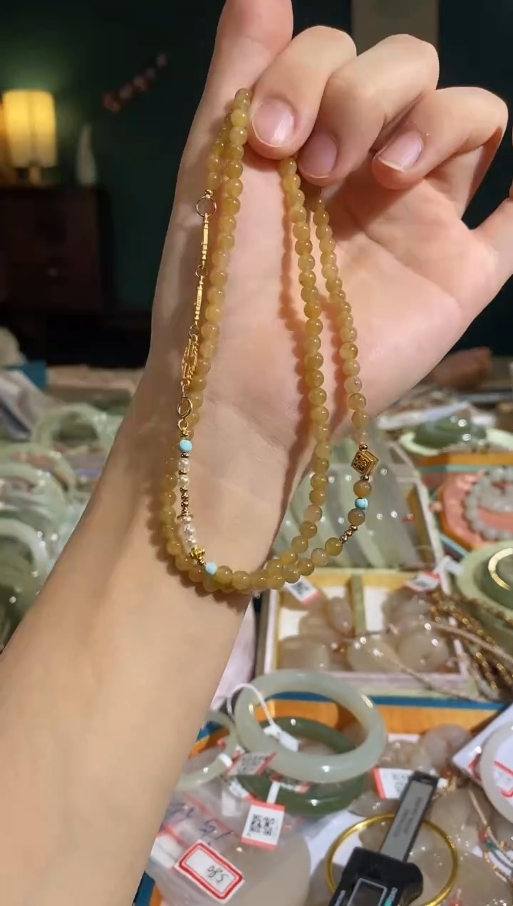 【闪购商品】和田玉珠链未镶嵌珠链