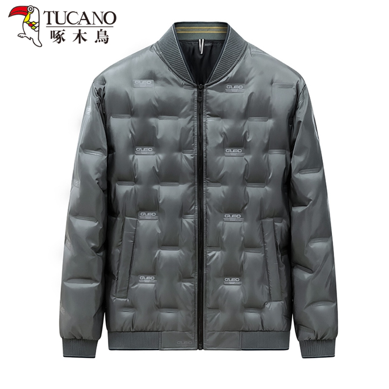 TUCANO/啄木鳥男士羽绒服秋冬防寒保暖中老年爸爸棒球服短款外套