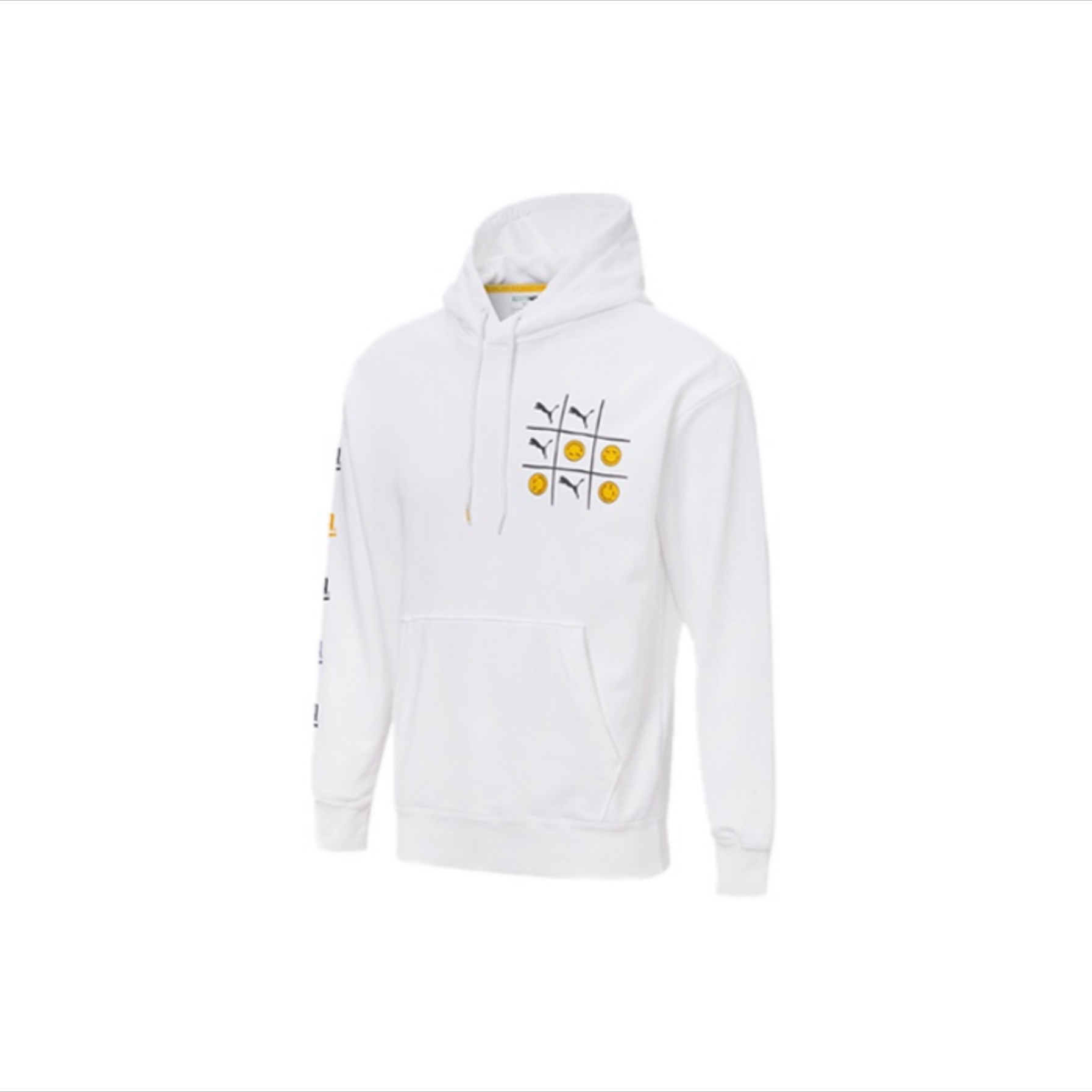 PUMA CIub 休闲印花连帽卫衣白色530368-02