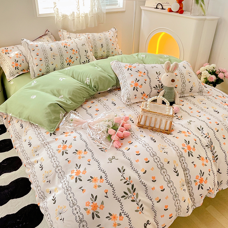 印花被套2024新款卡通可爱亲肤学生宿舍床上用品单被套
