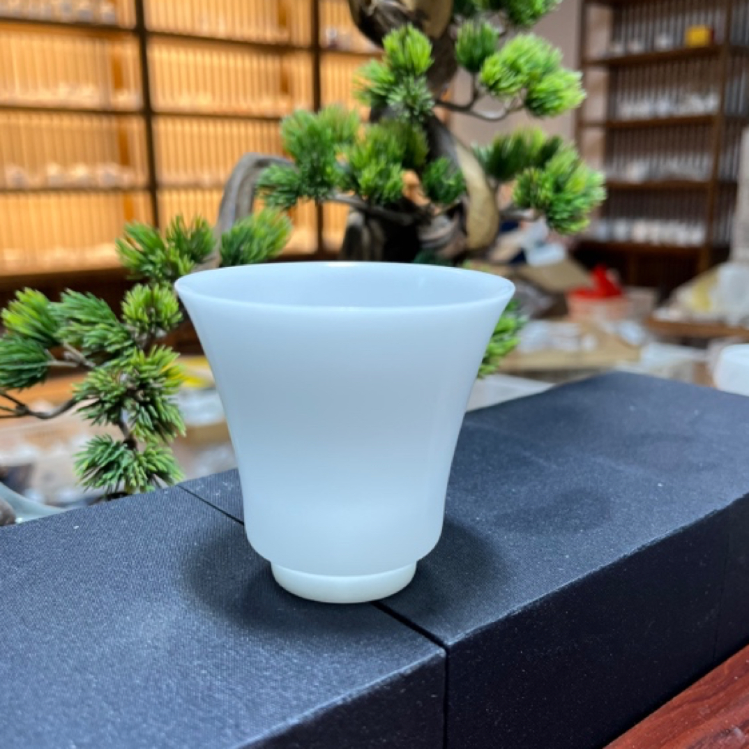 德化陶瓷5万泥料冰种超薄胎主人杯