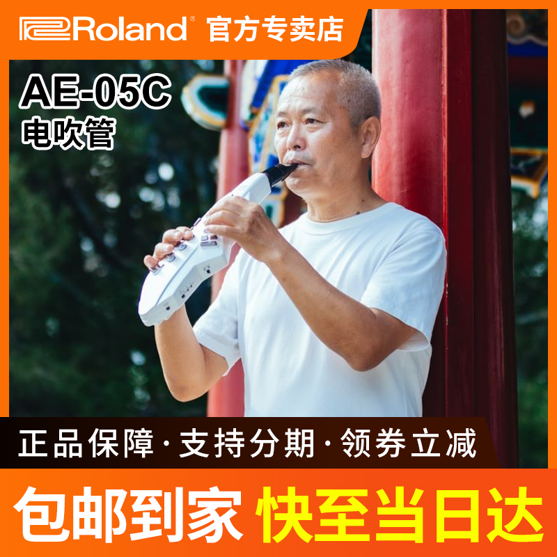 Roland罗兰电吹管AE05C老年人娱乐初学AE05演奏电萨克斯吹管ae05c