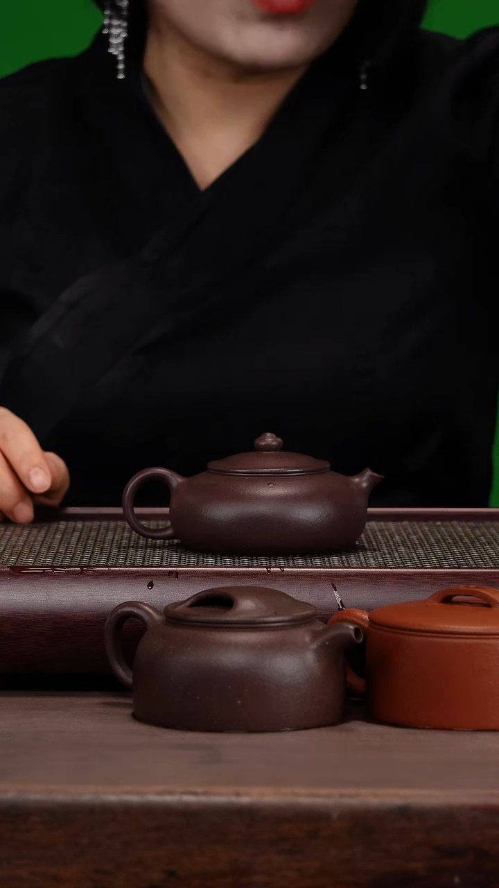 【闪购商品】紫砂茶壶全手工天青泥猪肝色寒江壶
