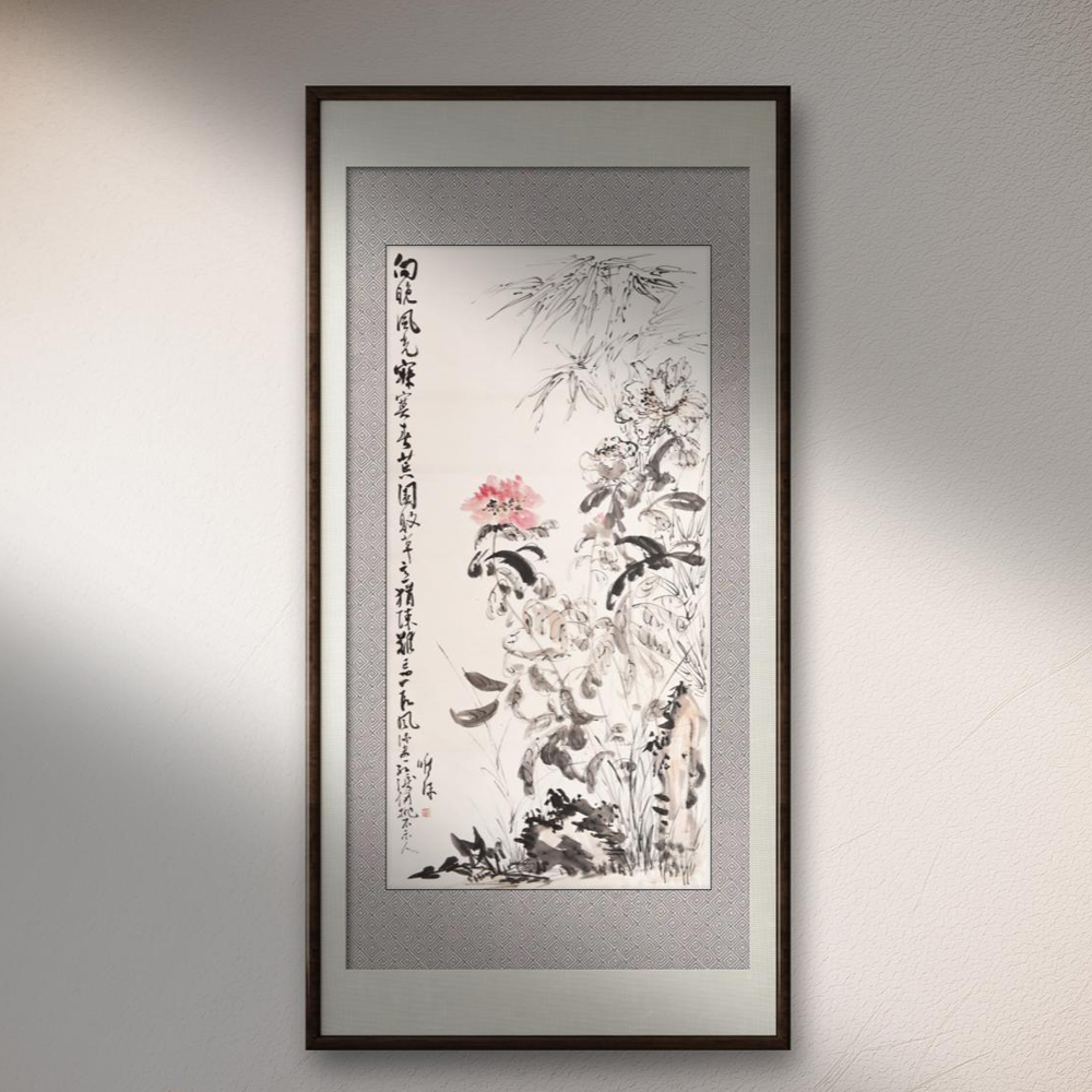 宋唯源花鸟作品《寂寞春光》 纸本  