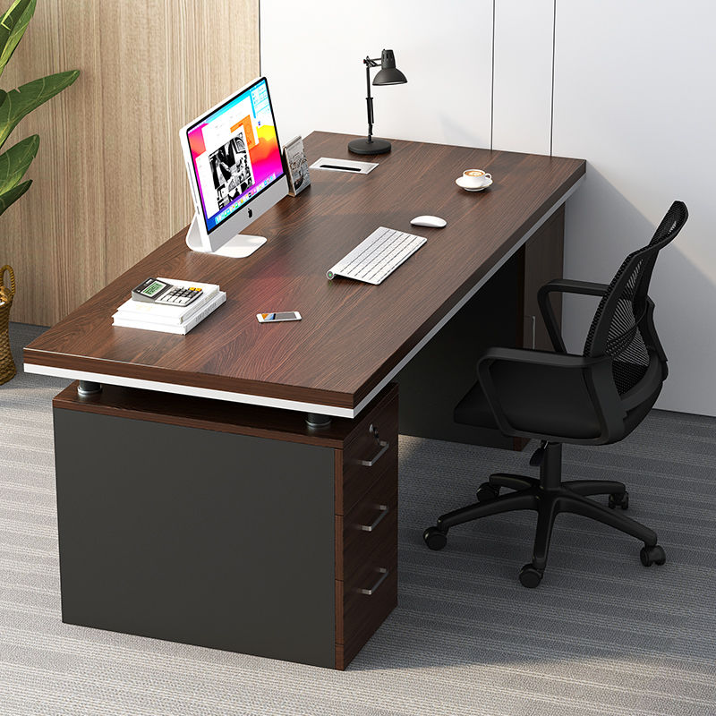 家用电脑桌现代简约会议桌双人办公桌椅组合工位办公桌简约吧台