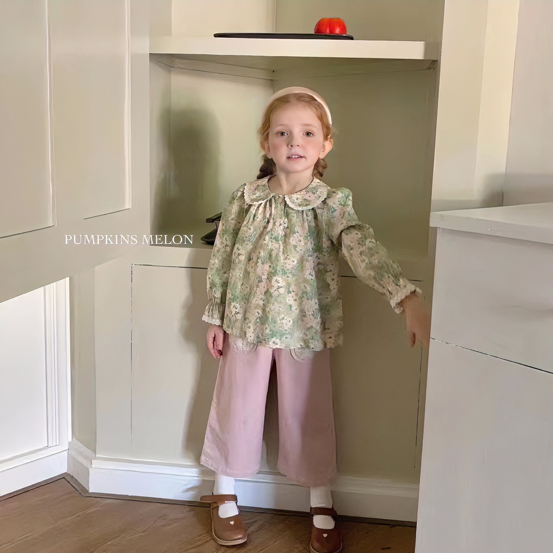 2023年潮童儿童男女套装外套时尚儿童穿搭套装碎花中性洋气秋冬款