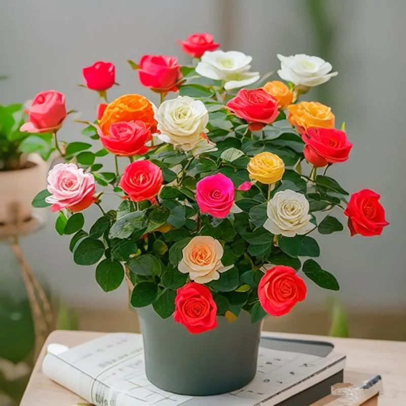 玫瑰花花苗云南玫瑰庭院种植月季蔷薇四季开花室内外阳台好养植物