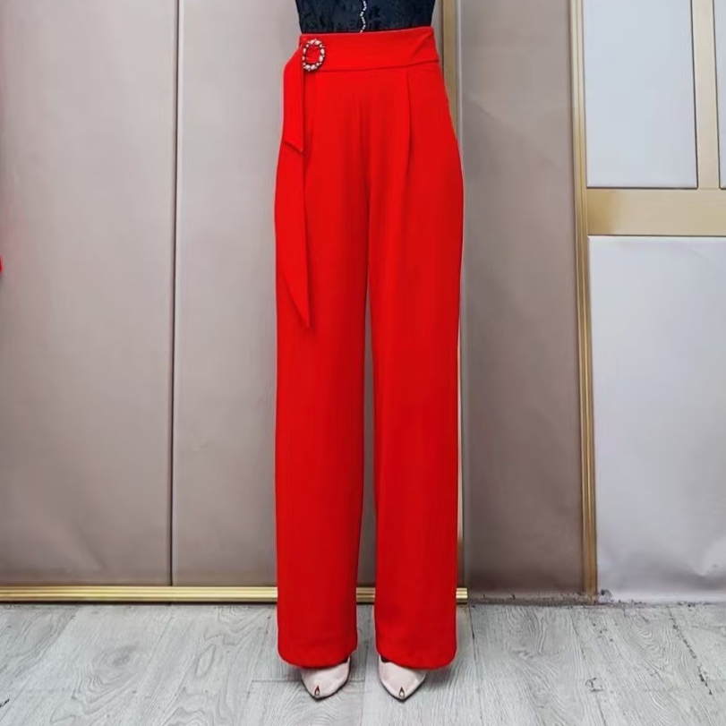 欢舞阁吉特巴摩登舞裤广场舞裤双人舞秋季弹力料女现代舞裤B0096