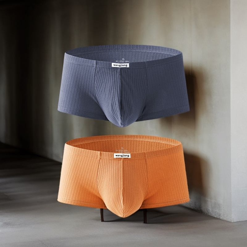 ｜现代轻奢质感｜高倍透气舒适运动健身男士平角内裤高端质感棉质