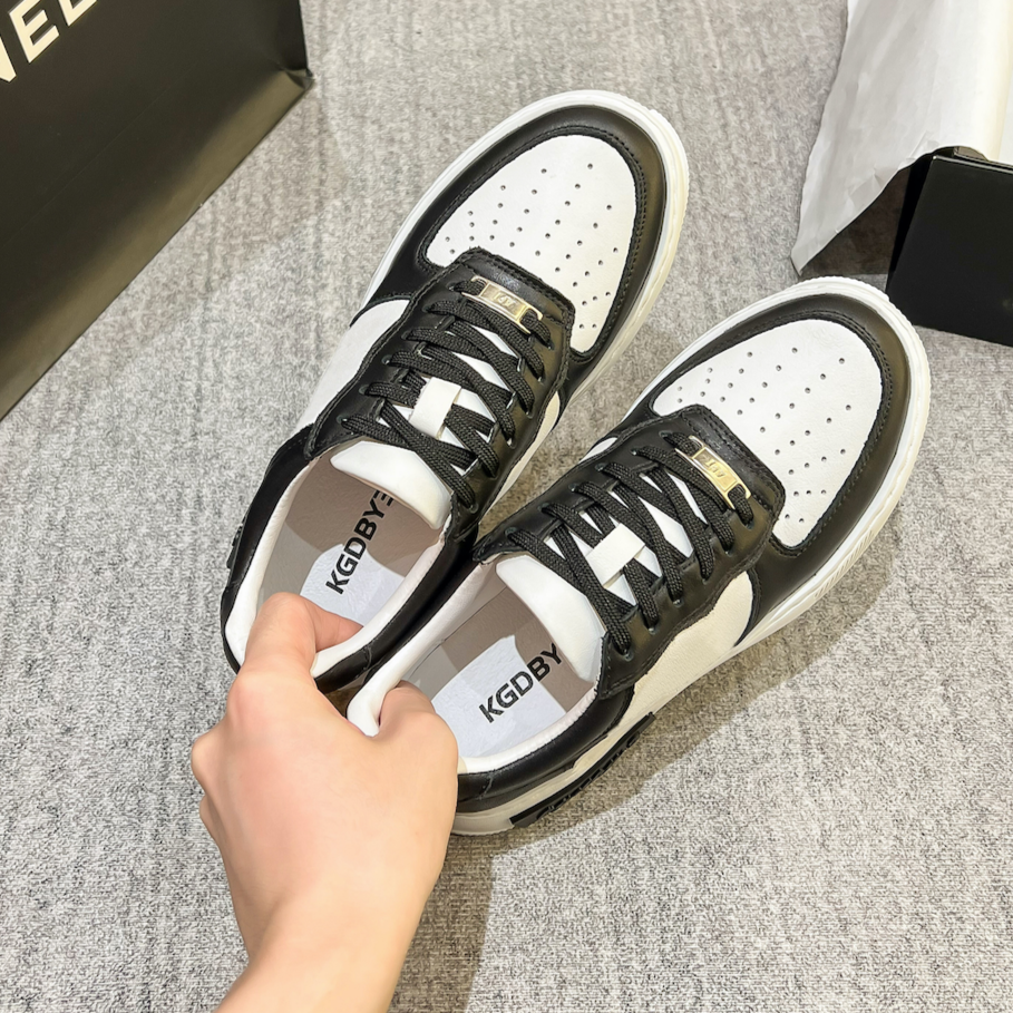 金诺皮面127-时尚休闲潮流男女款皮面百搭鞋子运动男鞋女鞋情侣鞋