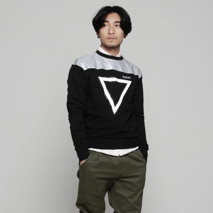 香港潮牌机车风格反光长袖卫衣男款休闲高街头修身纯棉春秋D衣