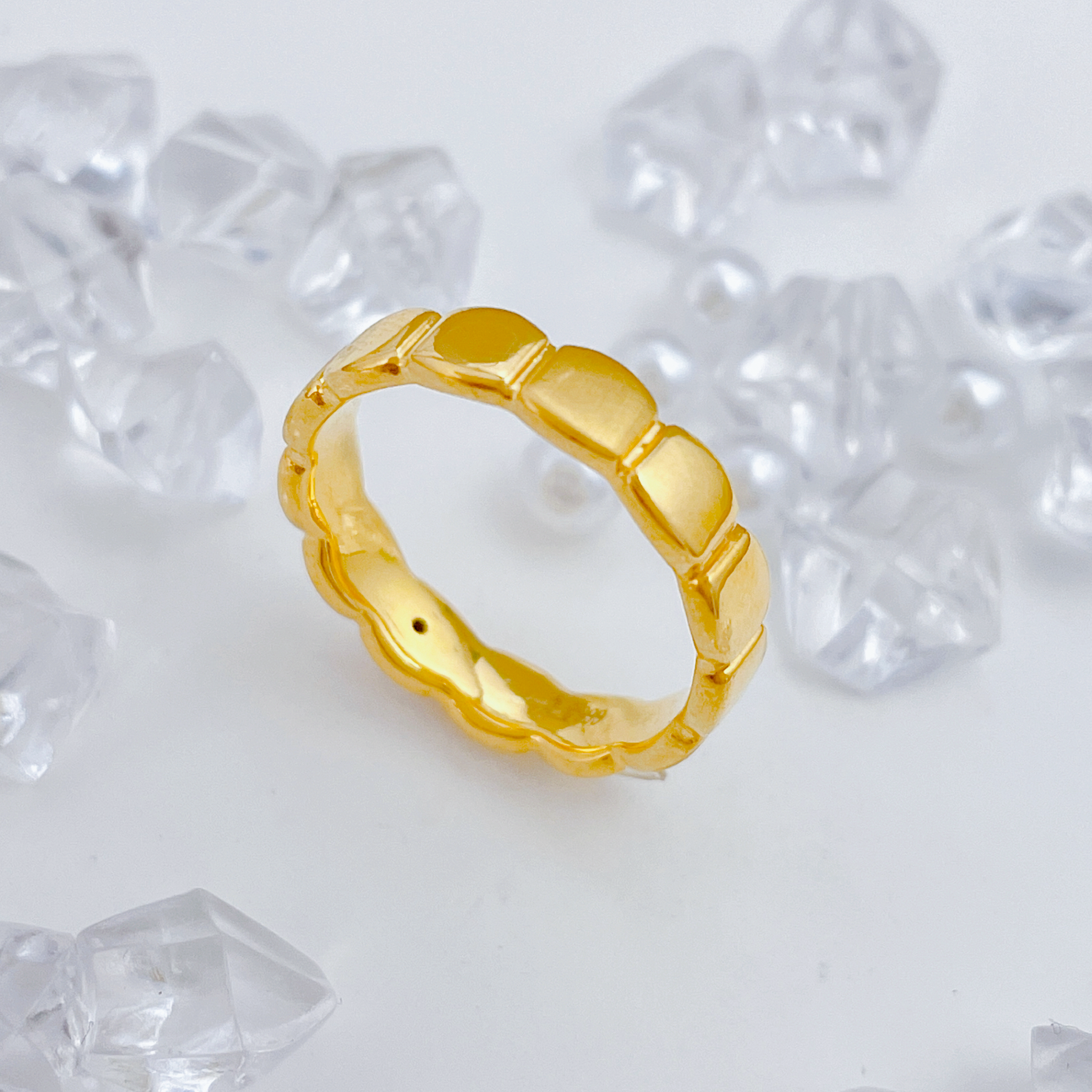 【国潮】足金999 小方块戒指 1.65 11圈口