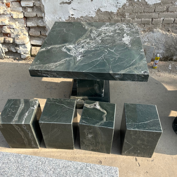 石桌石凳石雕茶桌茶台茶几天然石材餐桌庭院石雕摆件方桌圆桌雕刻