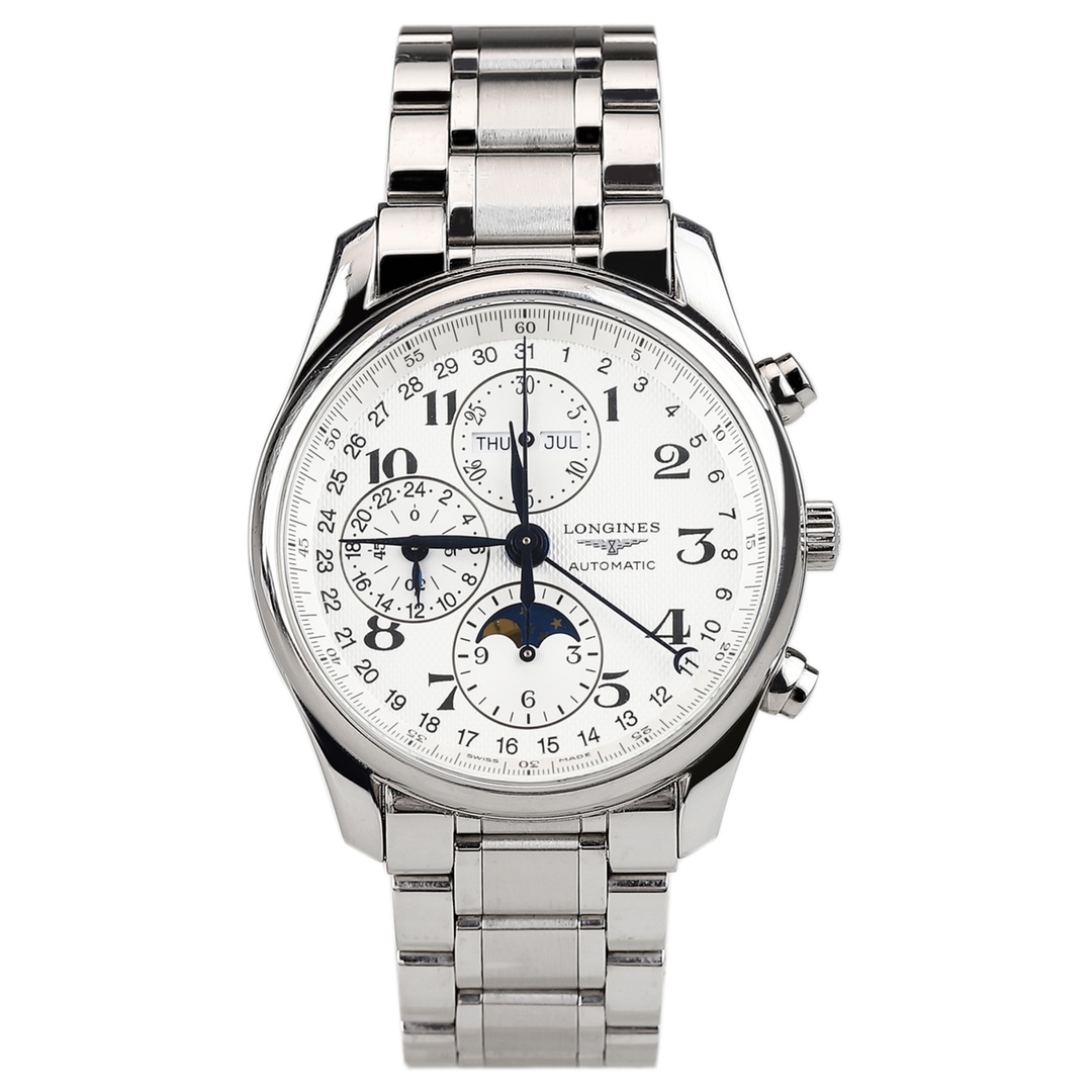 99新 Longines/浪琴 大牛二手/浪琴/八针月相/单表/机械