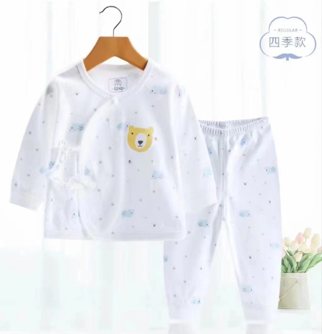 （微瑕慎重购买）婴幼儿秋冬季纯棉新款外出连体衣套装【编码链接】