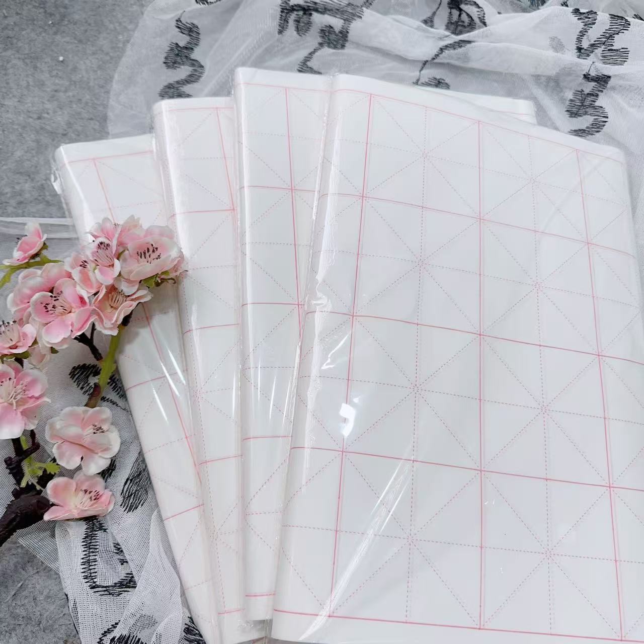 7.5*32格白色宣纸米字格