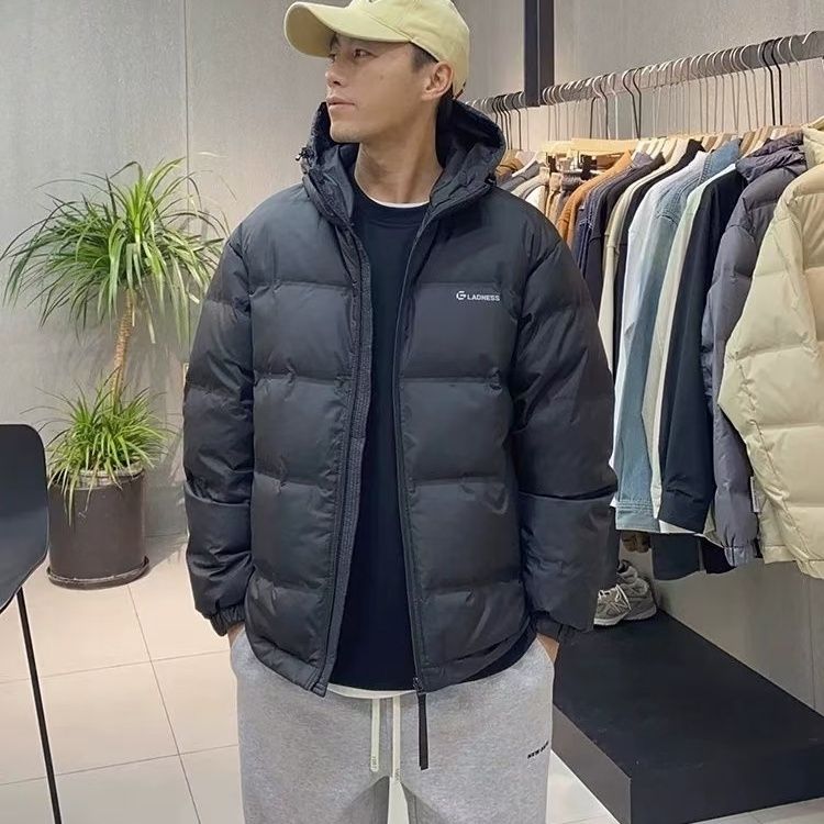 羽绒服外套男款高品质短款连帽2023新款休闲百搭保暖加厚潮