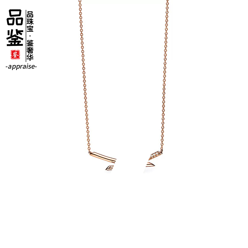 铜合金项链 【品鉴】CNC精工气质绳结轻奢时尚百搭小众奢华Z10566