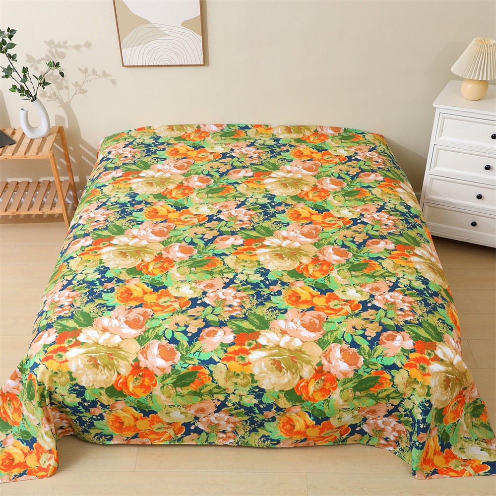 生姜暖绒床单单件秋冬新款磨毛双人床单学生宿舍柔软亲肤加大被单商品图