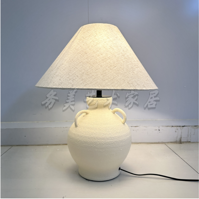 BORCH/博瑞奇中古简约艺术陶瓷罐台灯客厅氛围装饰摆件【06930】