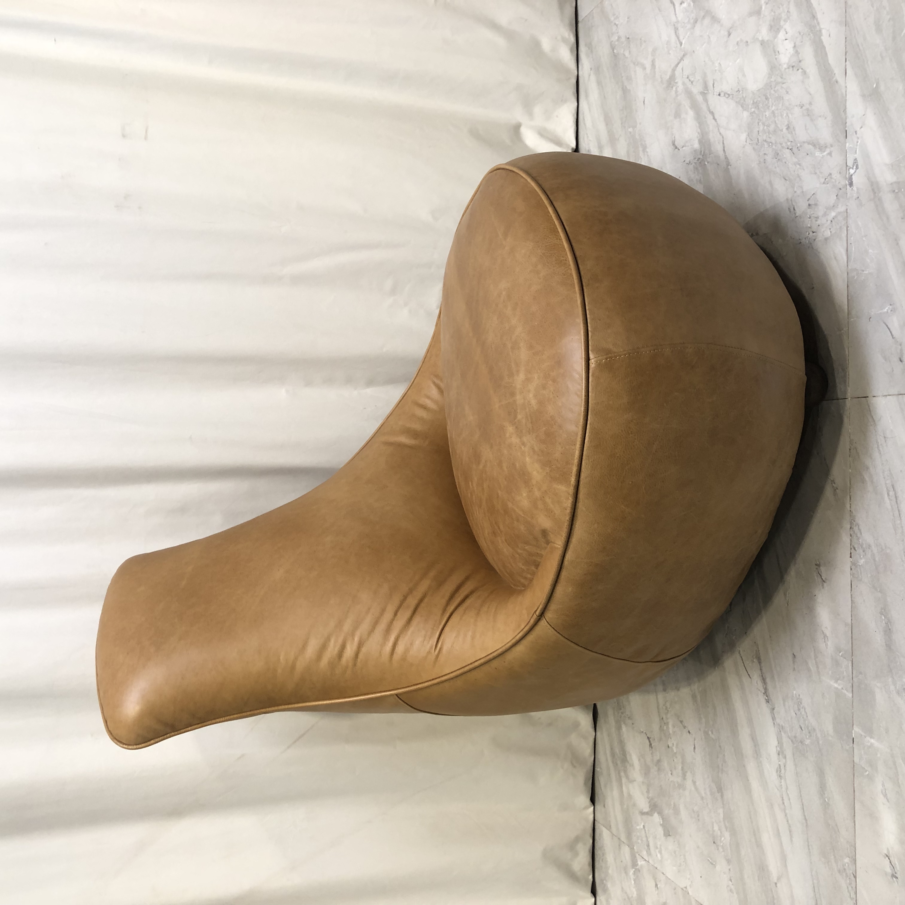 BORCH/博瑞奇头层牛皮白兰地休闲椅单人沙发椅（08795）