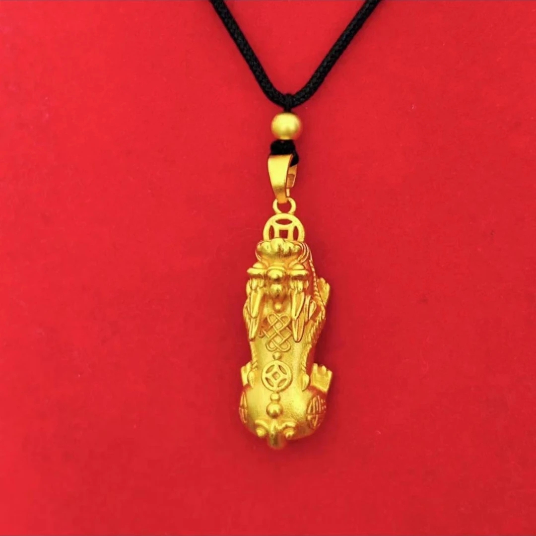 合金吊坠 新中式国潮风|古法实心貔貅吊坠