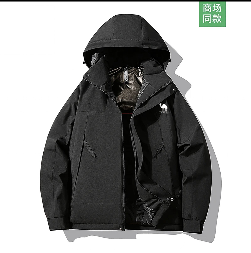 骆驼牌冲锋服男保暖冲锋衣石墨烯棉衣内胆防风冲锋衣锁温棉衣加厚