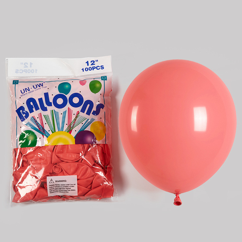 12寸2.8克马卡龙气球乳胶气球节日婚庆派对气球婚房装饰气球批发