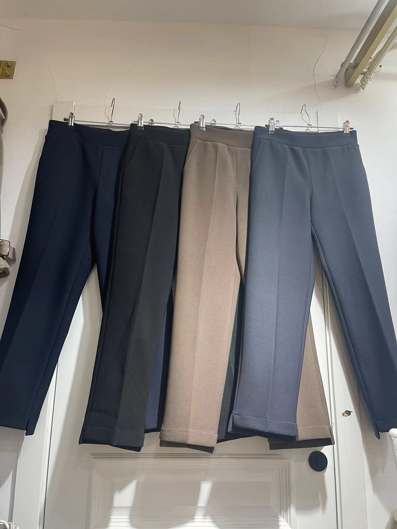 【冬季加绒直筒】冬季新款加绒直筒裤子