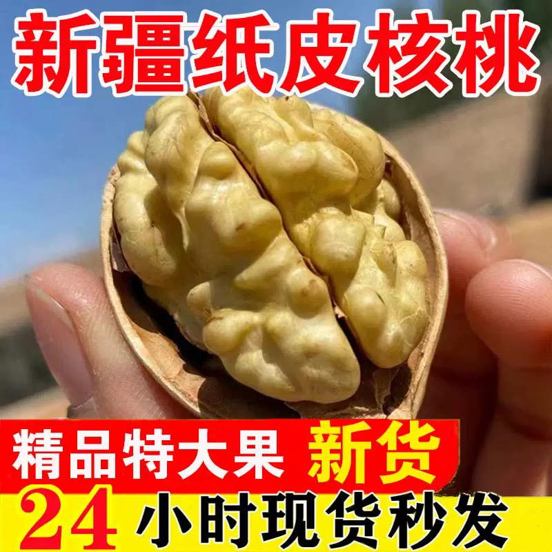 大果（未清洗）新疆特产185纸皮核桃