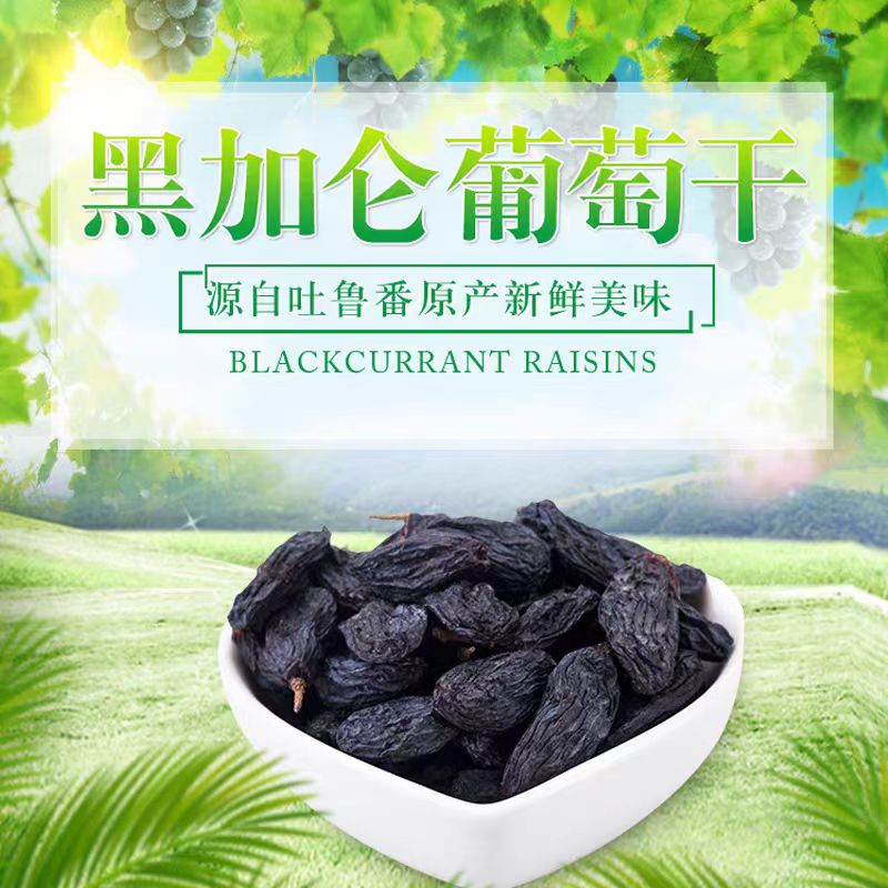 黑加仑葡萄干新疆特产新鲜软糯香甜