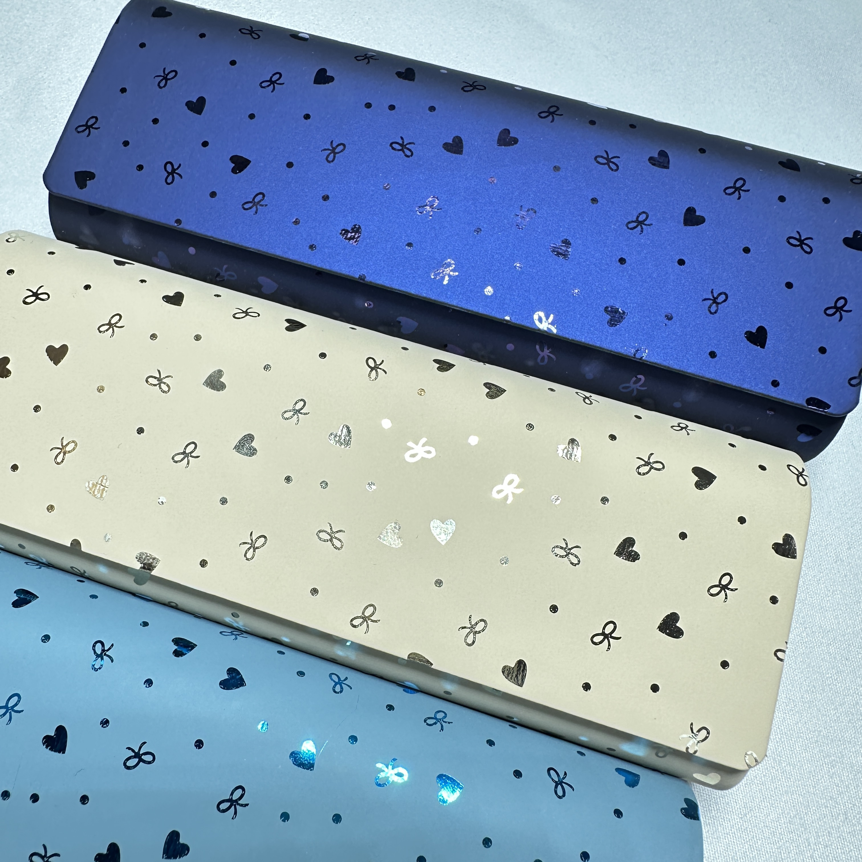 源头工厂眼镜盒简约高颜值眼镜盒便携式手工收纳盒可印logo