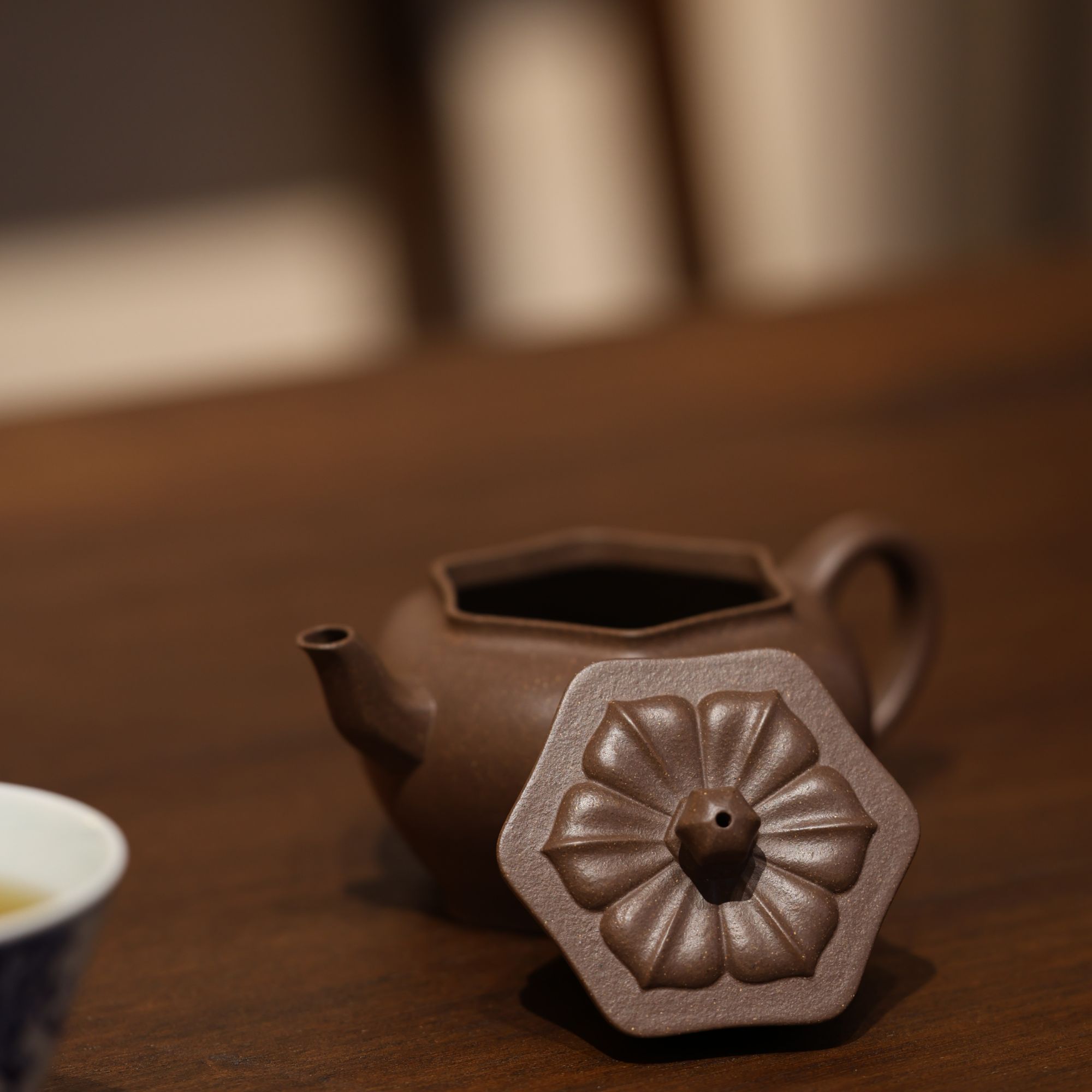 周超【不染】  致敬陶长辉老师  单片圆擀混六方 精工之作~170cc