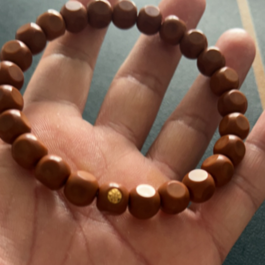 非金属树脂手链 六方手串全品带金标