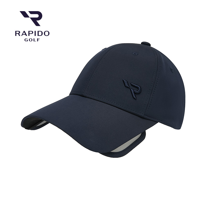 RAPIDO睿必度2025秋季情侣款高尔夫飞机眉可伸缩遮阳帽CK468BC08