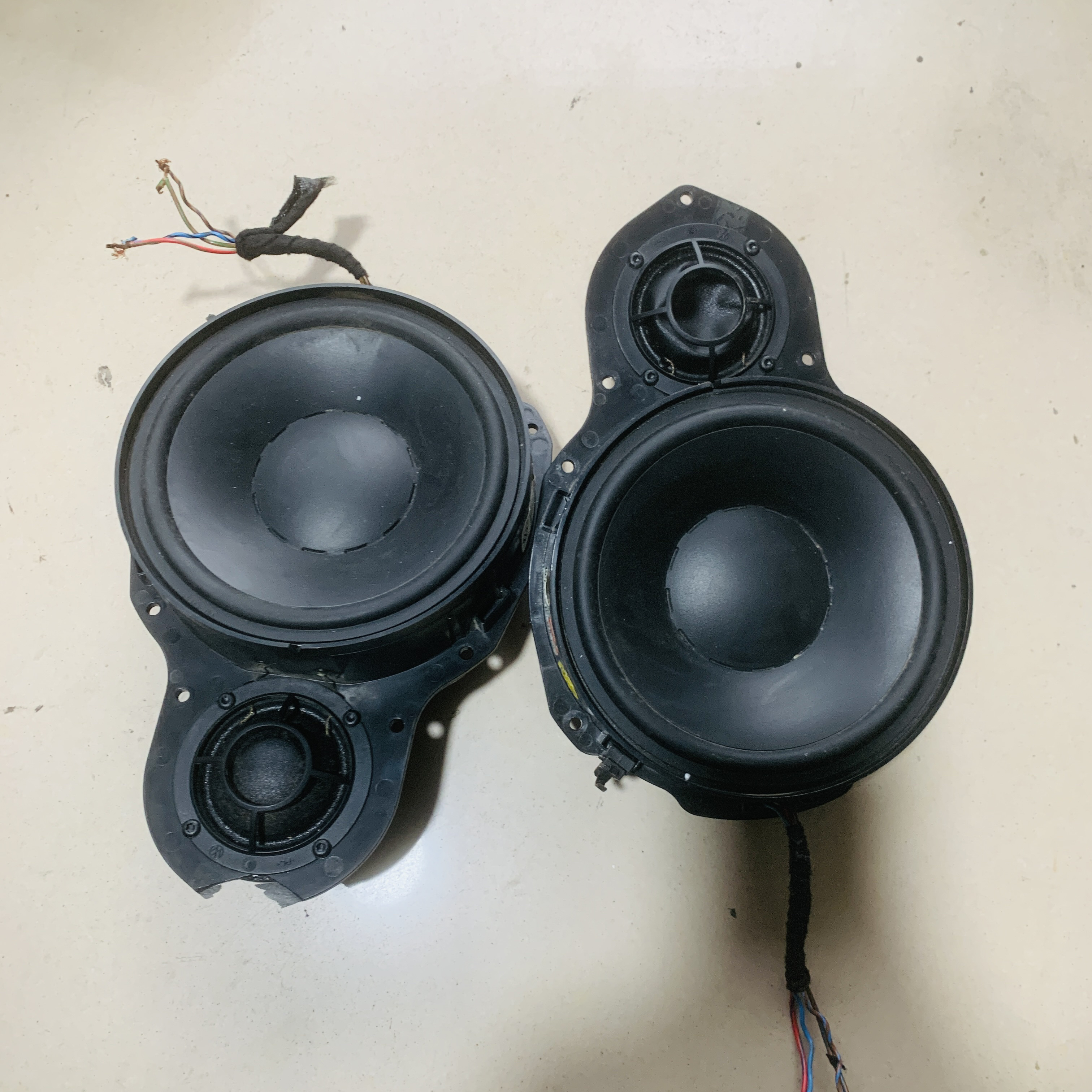 汽车音响喇叭红标丹拿带中音迈腾老款CC大众前门8寸一对价