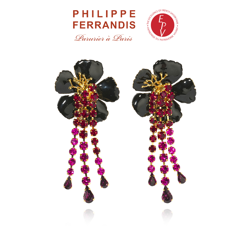 AZLOOK 耳饰【法国进口】PHILIPPE FERRANDIS 歌剧魅影高定系列耳环