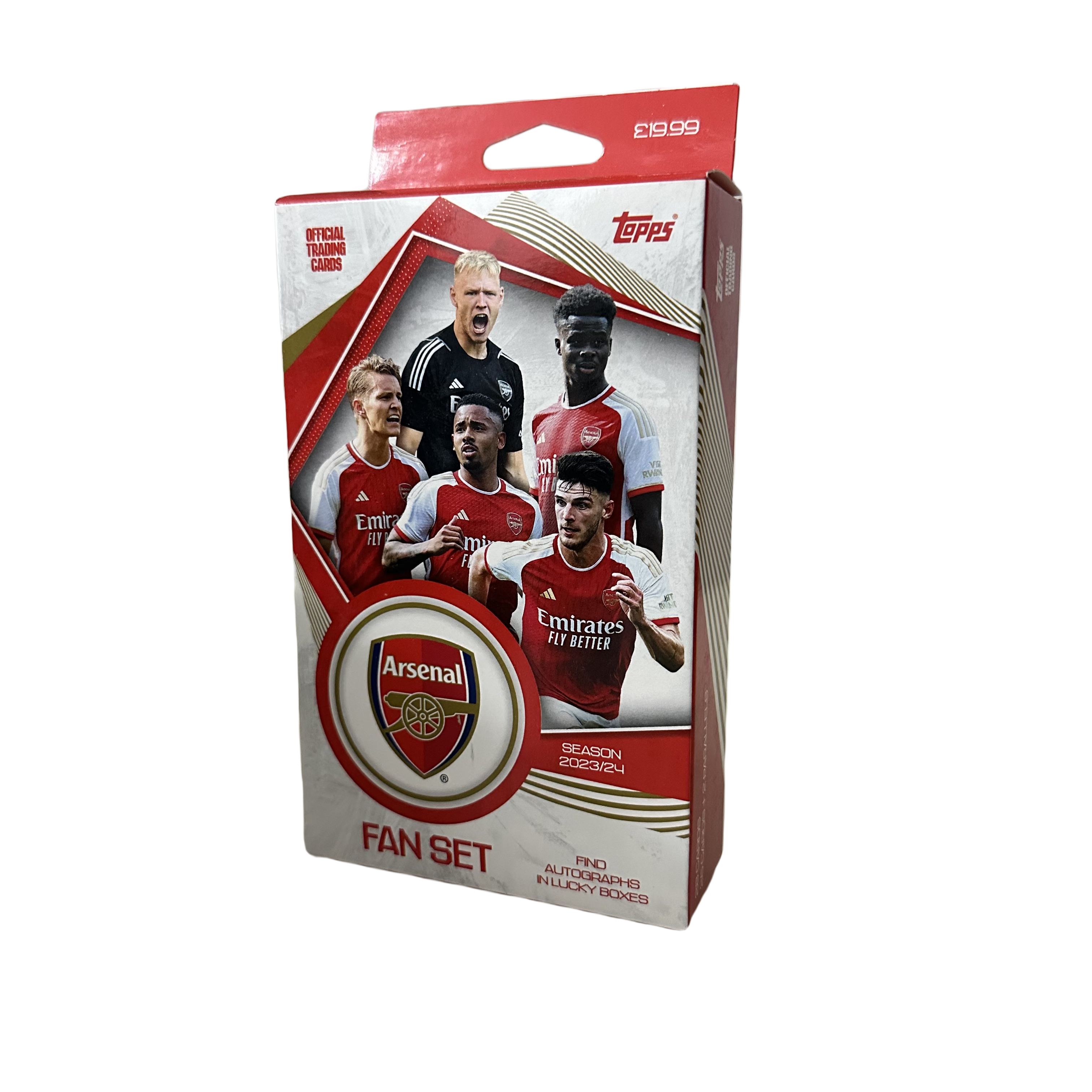 23-24 Topps Arsenal 阿森纳队盒 足球球星卡盲盒【拆盒】原封产品