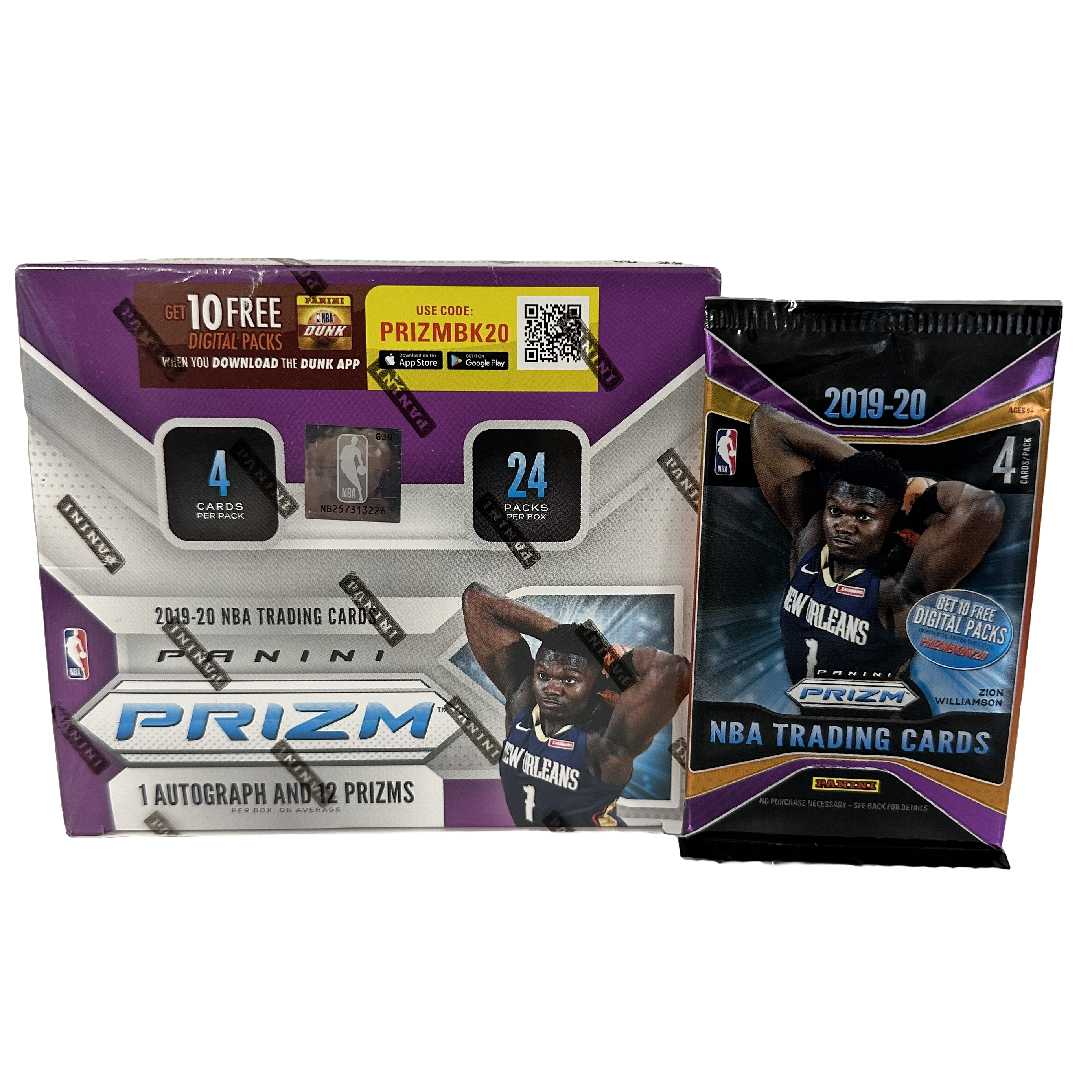 19-20 Panini Prizm Retail 篮球球星卡盒【拆包拆盒】