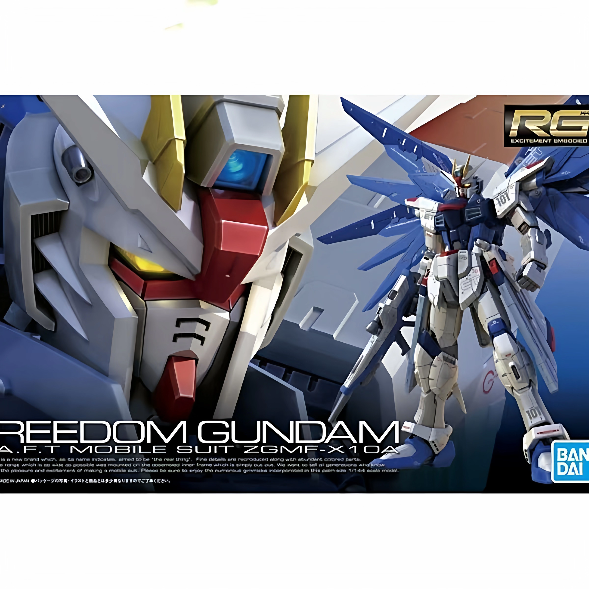 BANDAI/万代 RG 05 自由高达 Freedom 1/144 SEED 拼装模型