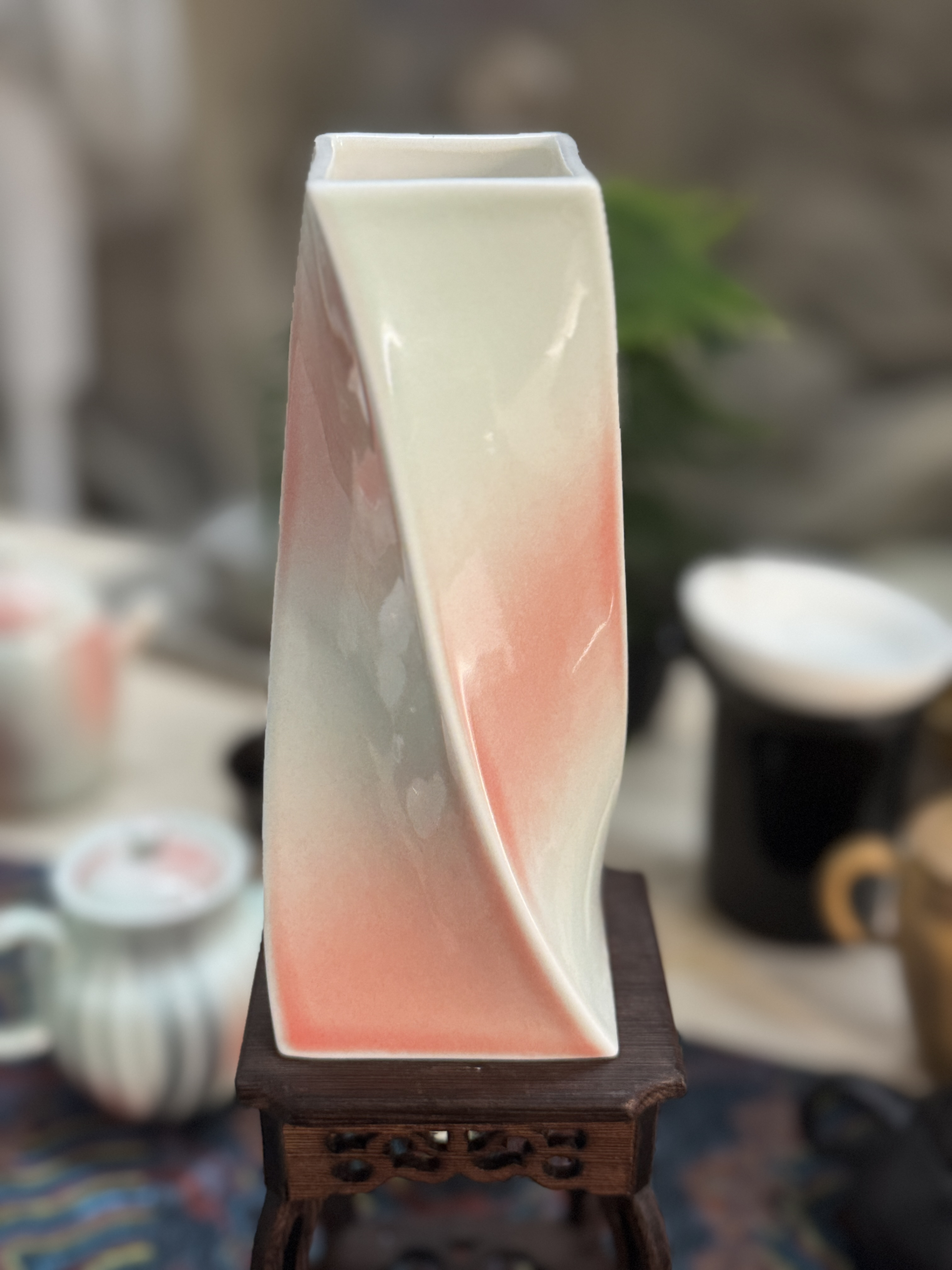 手作几何渐变花瓶