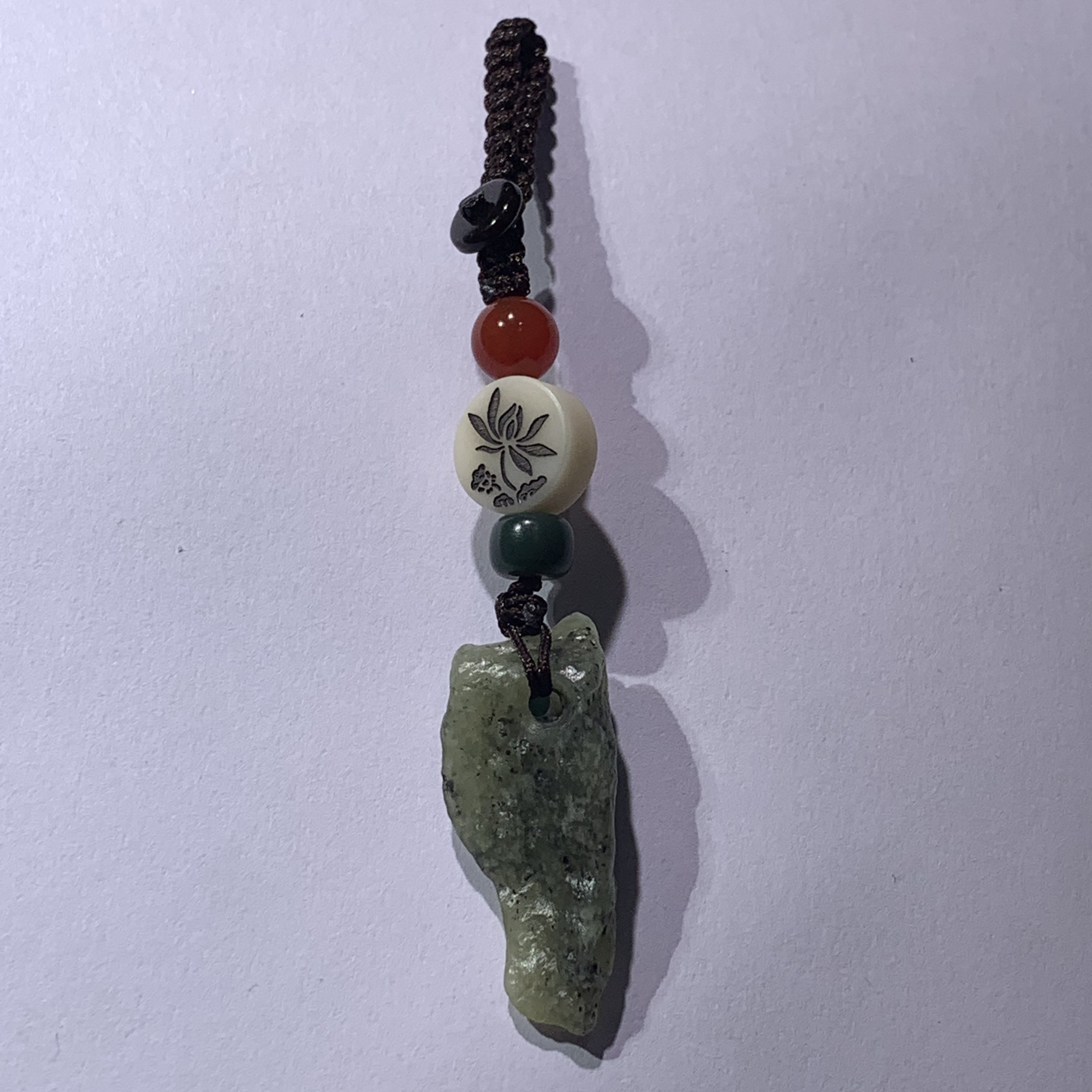 天然和田玉新疆天然和田玉戈壁料钥匙挂件天然戈壁料青玉钥匙扣