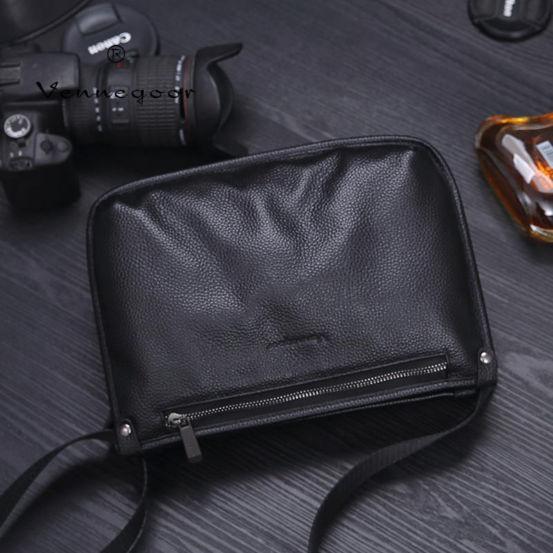 新款男士真皮单肩包斜挎运动头层牛皮时尚简洁大方休闲