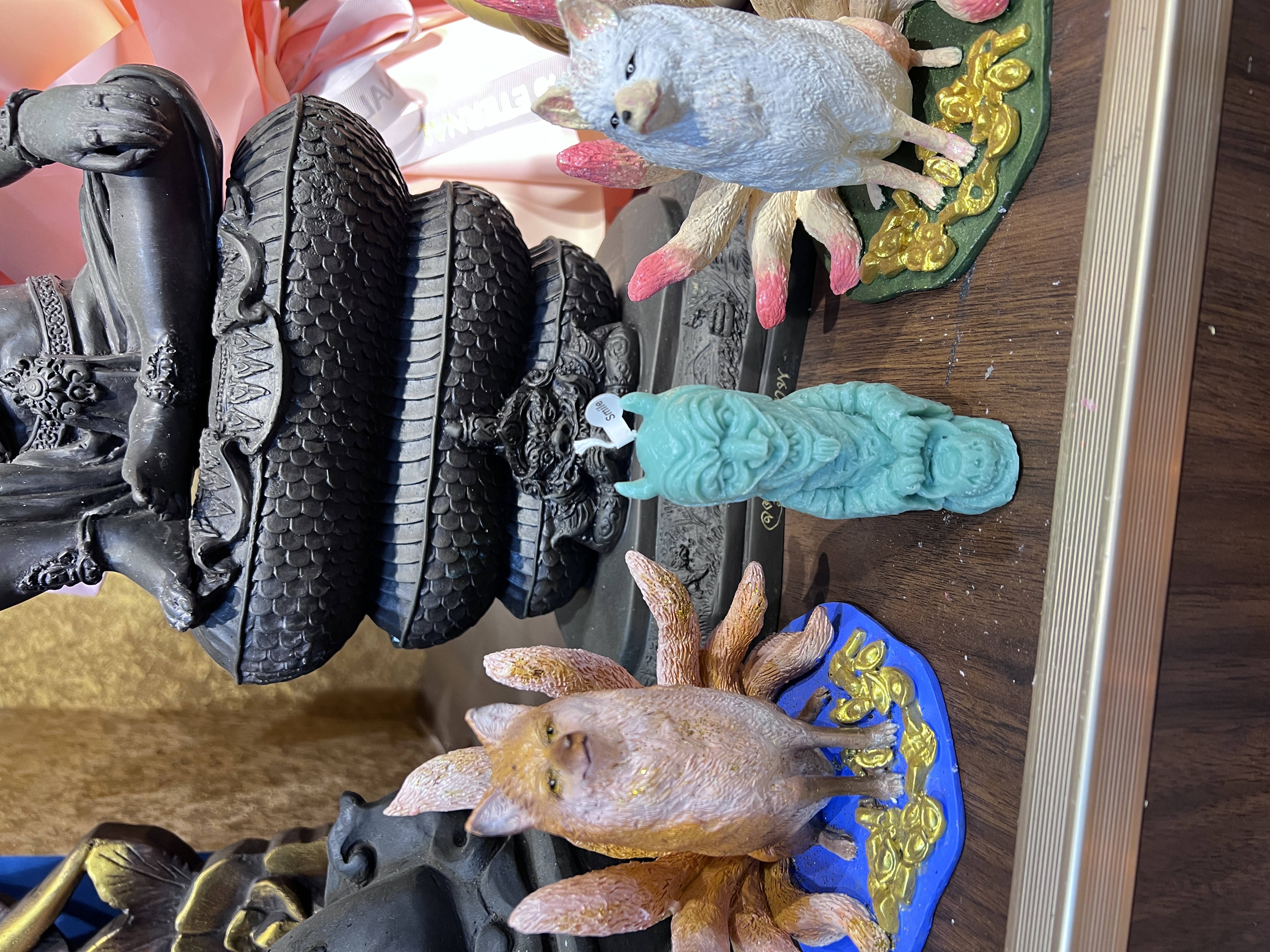 金夏原亲宅宅主玩偶绿蜡饰品摆件